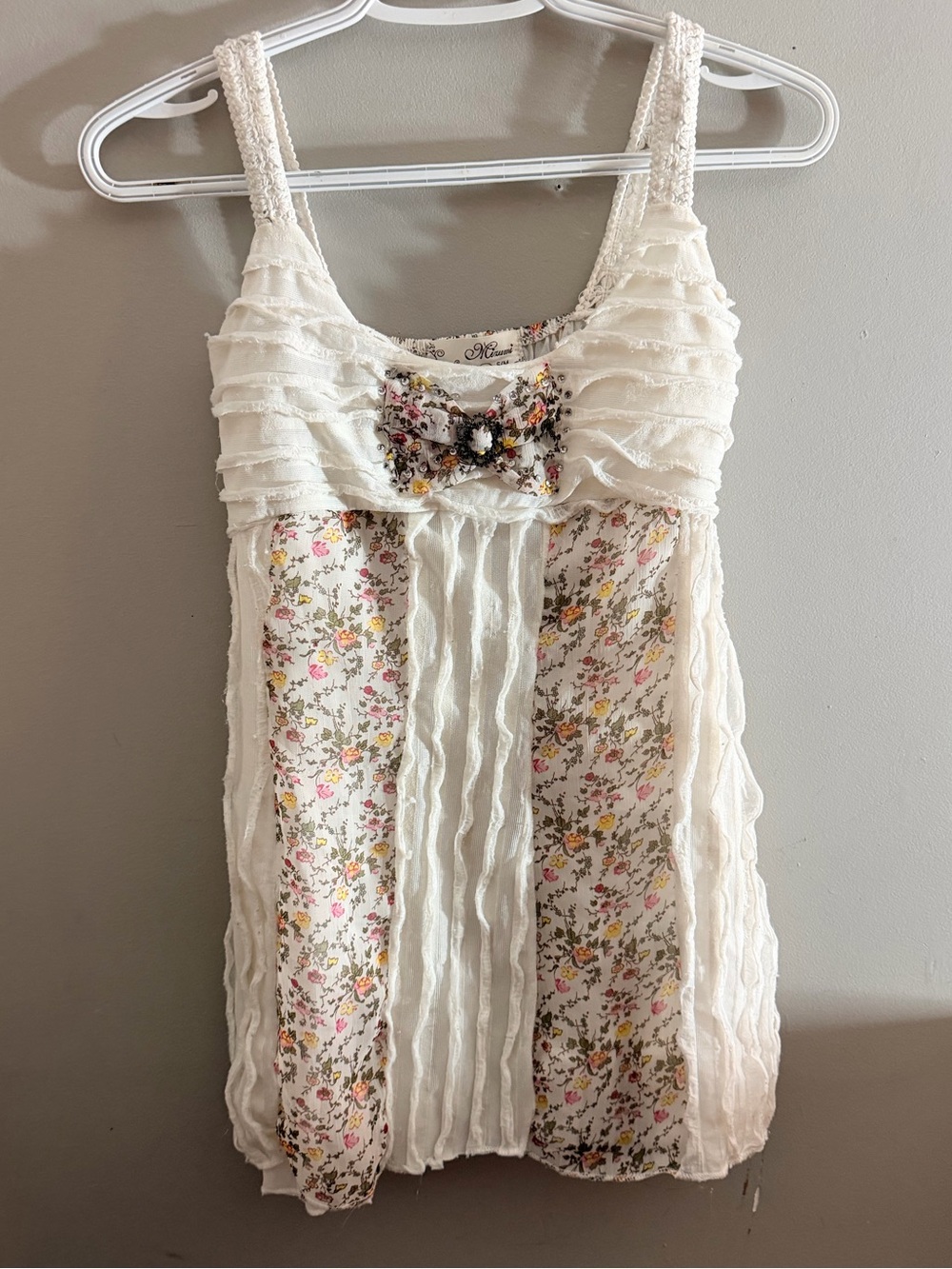 *RARE* Mirumi Babydoll floral Y2K Vintage Pleated